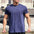 Men's sports loose cotton workout t-shirt in multiple colors with raglan sleeves for youth