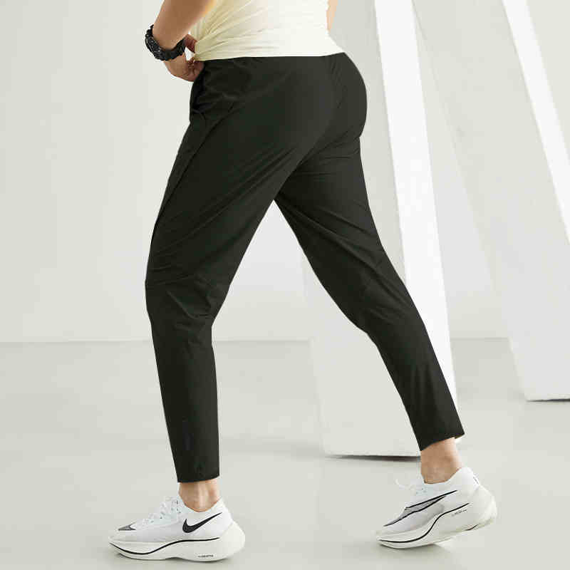 Men’s Apex-Performance Hip-Lift Pants – Quick-Dry Lace-Up Trainers