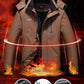 Men'S Mountain Waterproof Ski Jacket Hooded Windbreakers Windproof Raincoat Winter Warm Snow Coat