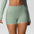 Durable Women's Solid-Color Sports Shorts