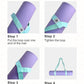 Yoga Mat Holder (Mat Not Incl.), Adjustable Yoga Mat Carrier, Turquoise
