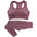 Women's seamless crop top and leggings set, colour option 8