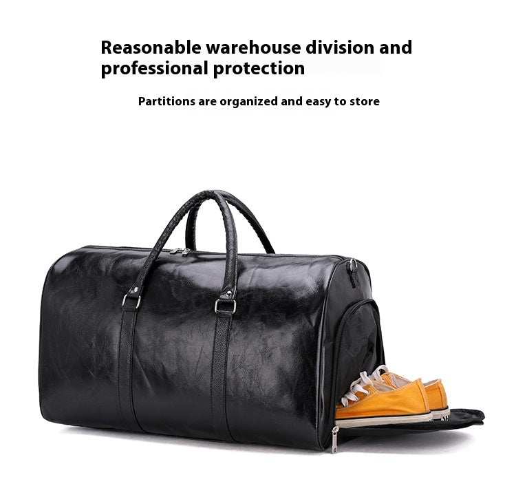 Retro Business Trip Large Capacity Men Sports Gym Bag