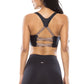 Royal Blue Lace Up Sports Bra