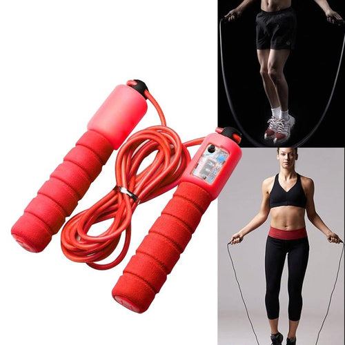 Skipping Rope With Counter Adjustable Length Counter Wear-resistant