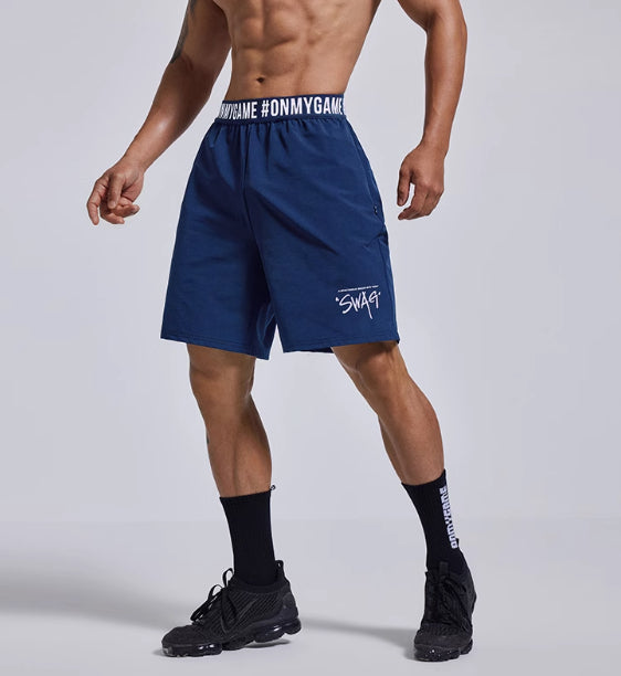 Men’s Loose Sports Cropped Pants – Breathable Workout Shorts