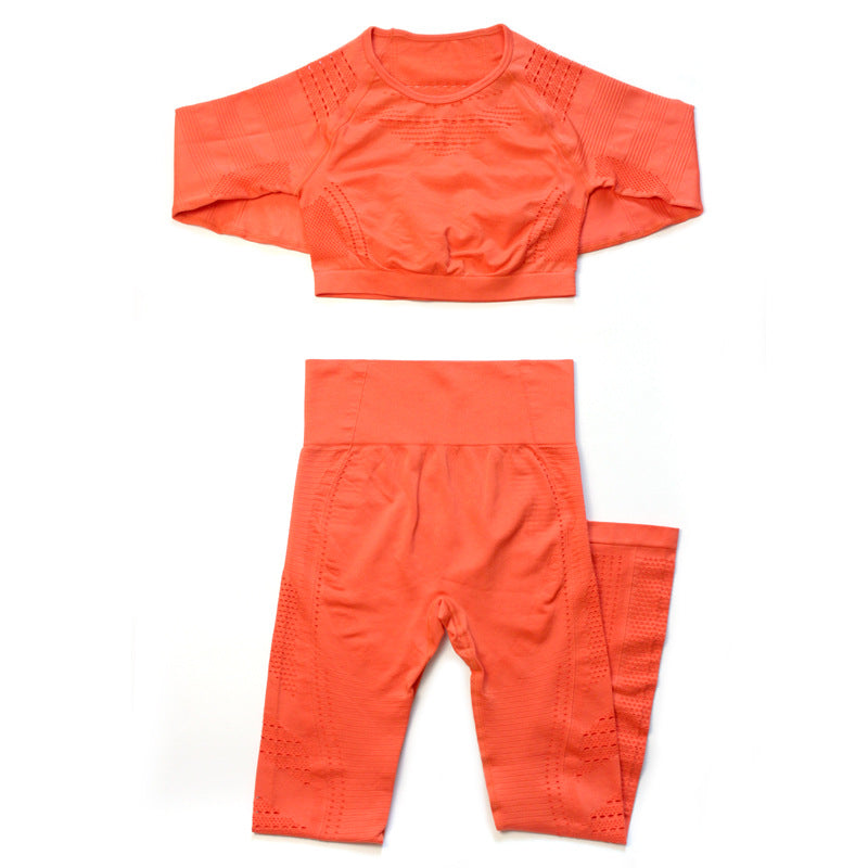 2 Piece seamless yoga gym suit