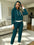 Women's Casual Waffle-Weave Hoodie and Pants Set | Comfortable Two-Piece