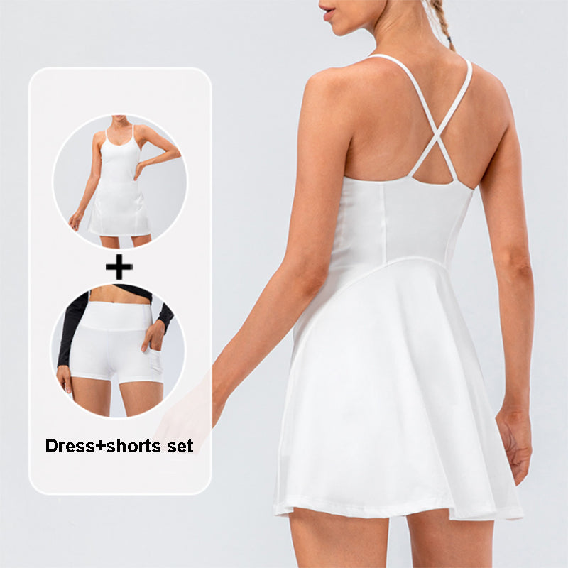 Women's tennis dress with shorts set, photo 3