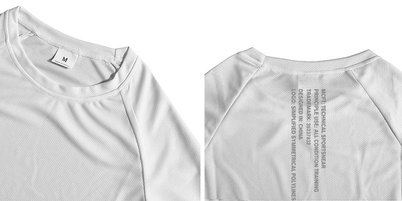 Men's breathable workout short sleeve T-shirt in solid colors for casual sportswear