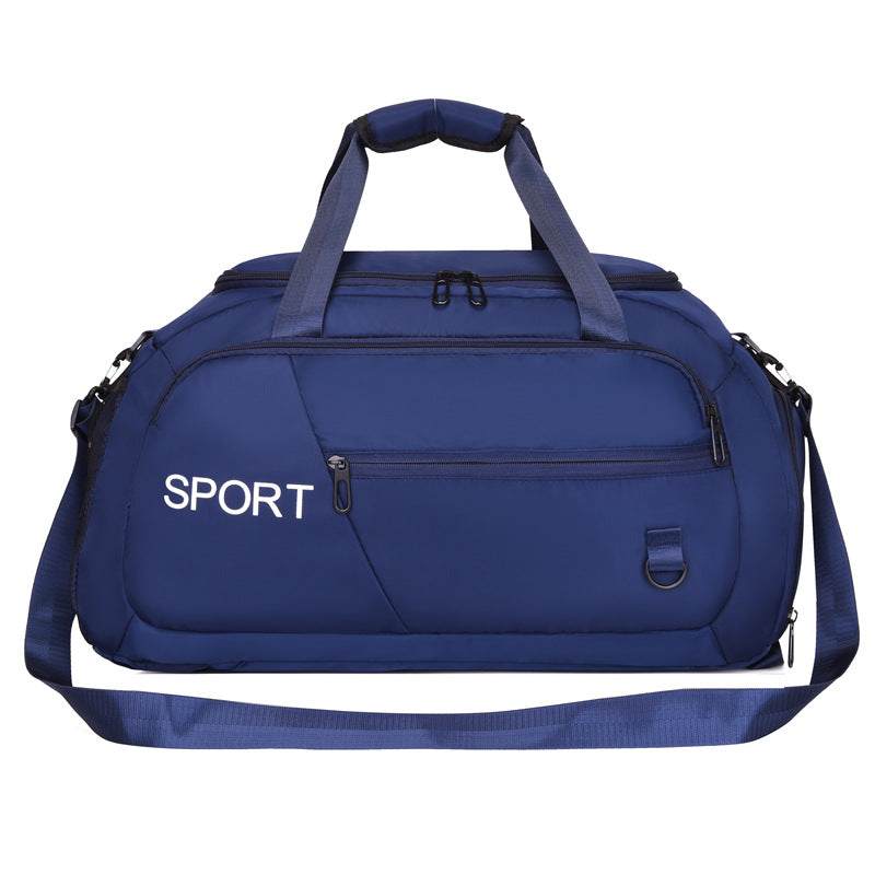 Oxford Gym Shoulder Bag with Shoes Compartment