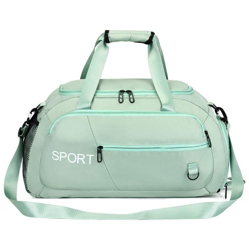 Oxford Gym Shoulder Bag with Shoes Compartment