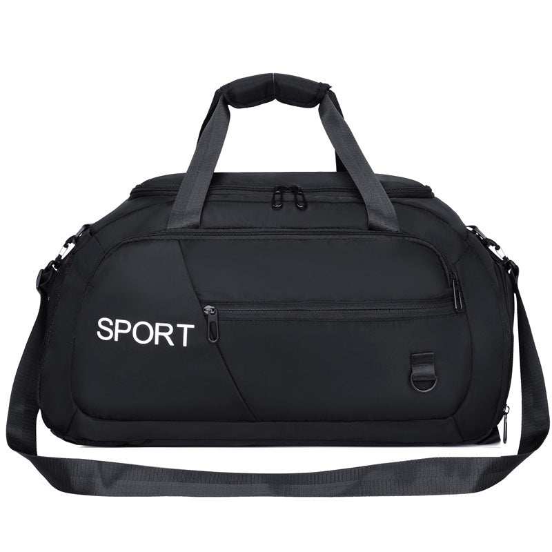 Oxford Gym Shoulder Bag with Shoes Compartment