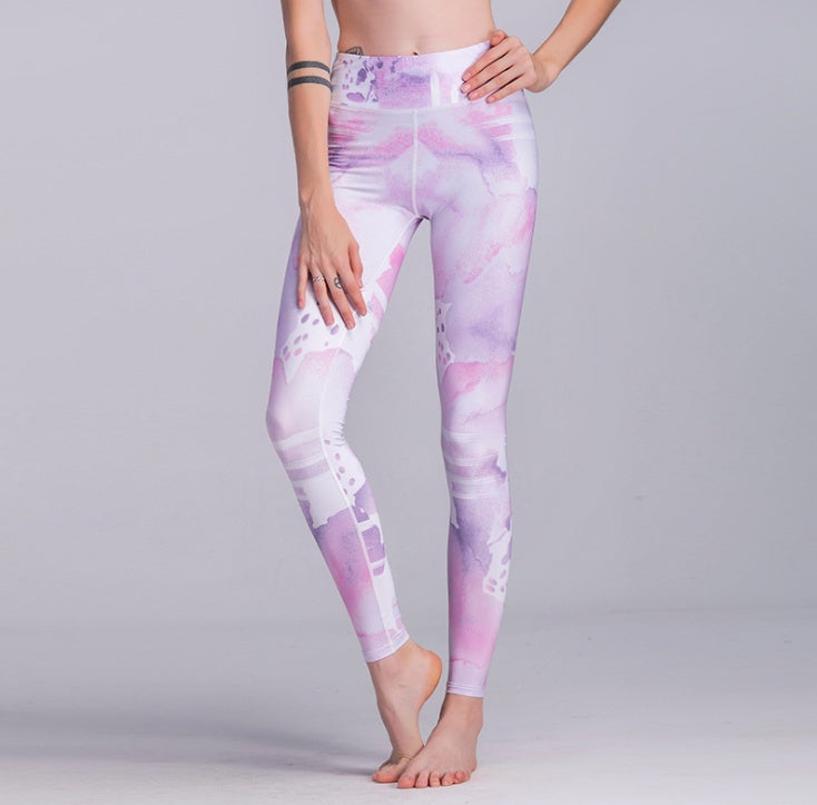 Hot Ink Expression Leggings – High-Stretch Performance Yoga Pants