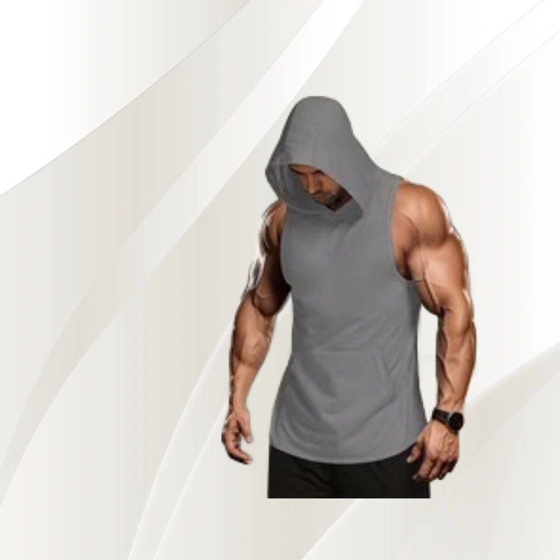 Men’s Hooded Training Vest | Sweat-Wicking Compression Gear