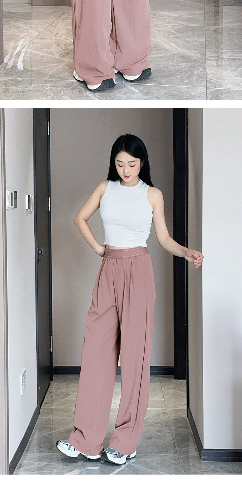 Women's quick-dry relaxed-fit workout pants, product detail 9