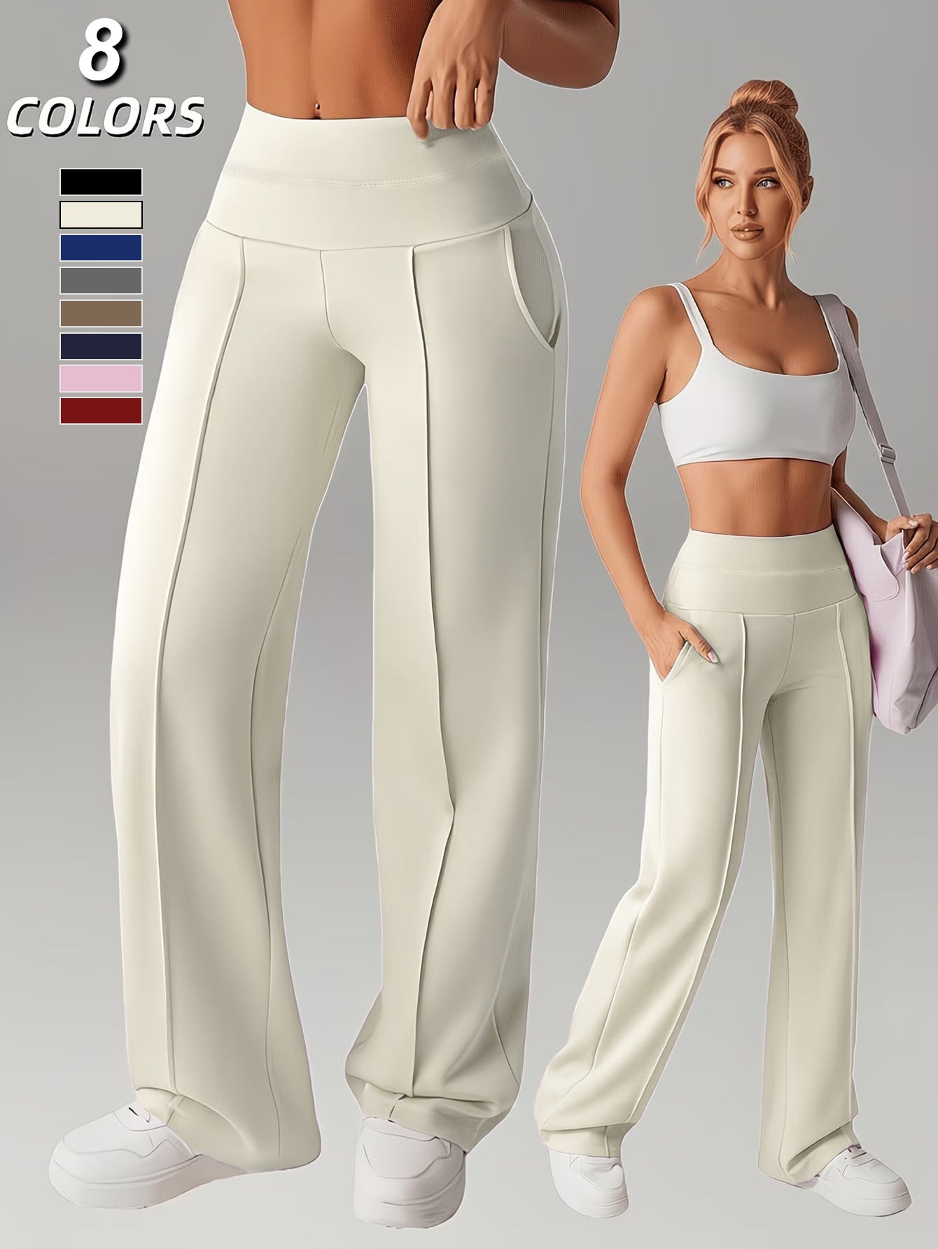 Women's loose straight-leg yoga pants, photo 4