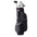 Black and white golf cart bag with 14 way organizer and 11 pockets