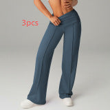 Women's high-waist wide-leg sweatpants, colour swatch 1