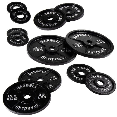 Pro-Iron Olympic Cast Iron Weight Plates – Heavy-Duty Training Boards