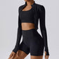 A1. Outdoor Sports Skinny Yoga Clothes Suit Nude Feel Women (Leggings)