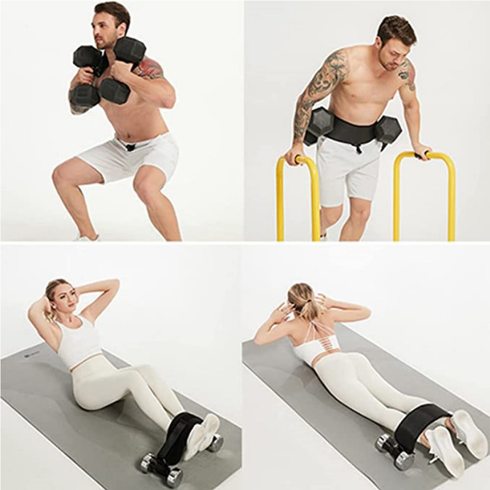 Pro-Sculpt Hip Thrust Belt – Adjustable Dumbbell & Plate Support