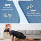 Large Yoga Mat Thick 15MM TPE Non-Slip Exercise Mats for Pilates Fitness Workouts, 78"X51", Blue