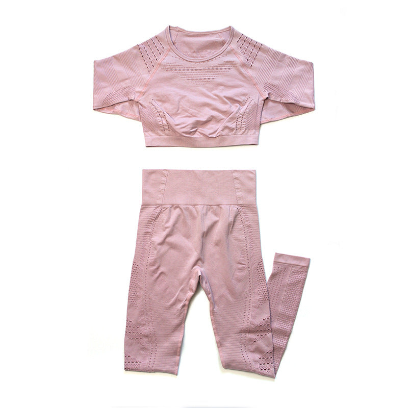 2 Piece seamless yoga gym suit