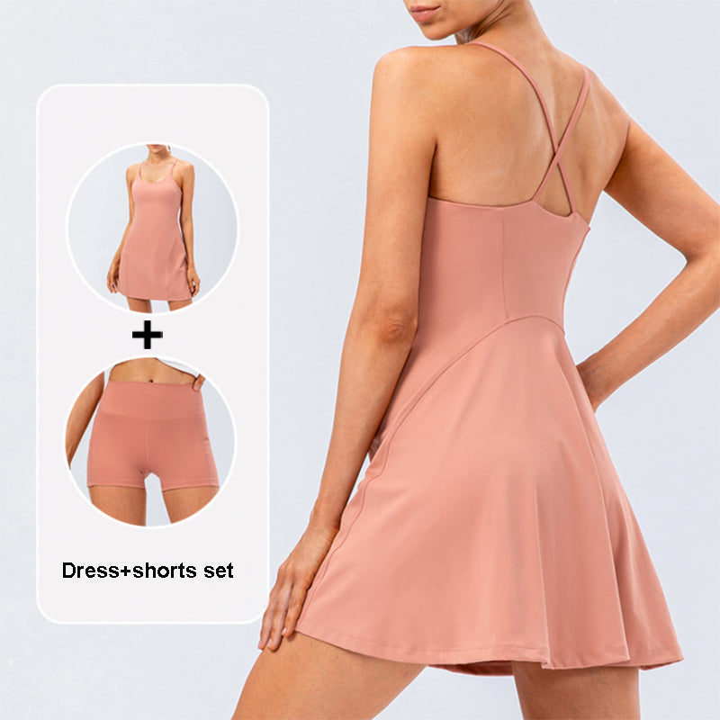 Women's tennis dress with shorts set, photo 4