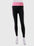 Gothic Edge Color-Block Leggings – Quick-Dry, High-Stretch