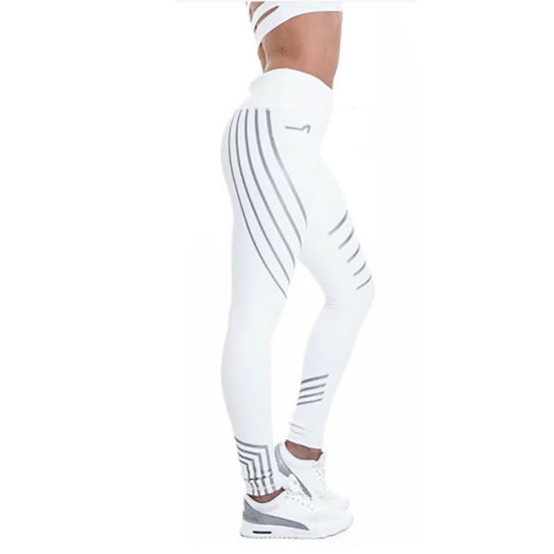 Night-Glow Reflective Yoga Pants – High-Visibility Leggings