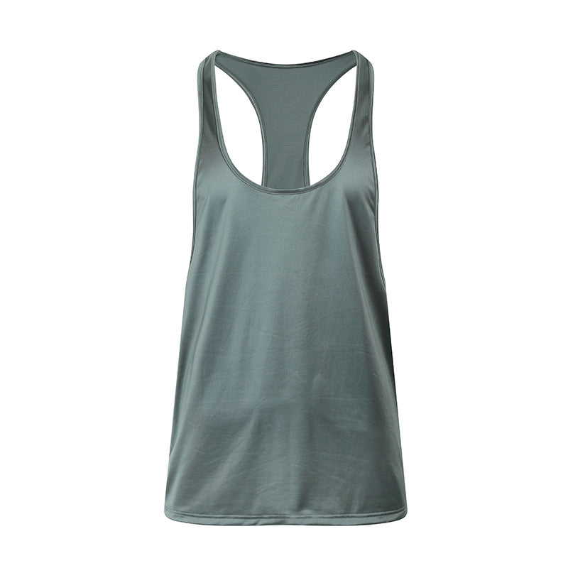 Premium Moisture-Wicking Black Fitness Tank Top by GearUp