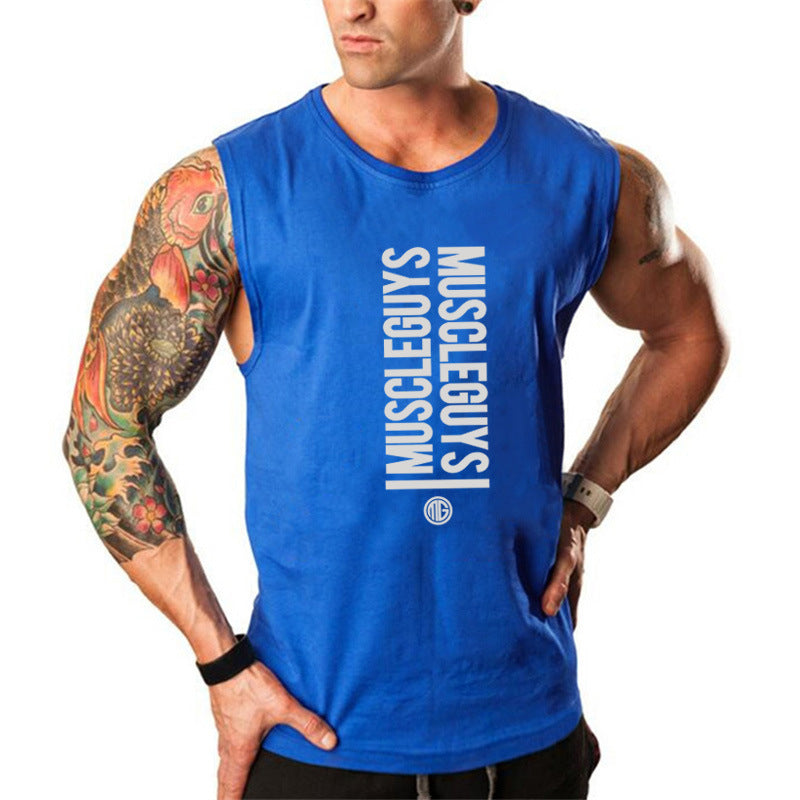 Men’s Essential Loose-Fit Cotton Gym Tank
