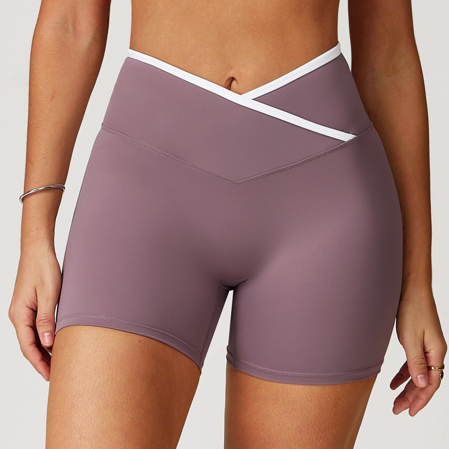 Zenith Nude-Feel Yoga Shorts – High-Waist Hip-Raise Sculpt