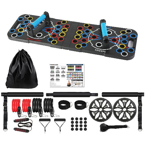 Full‑Body Workout Push‑Up Board with Accessories for Home Training