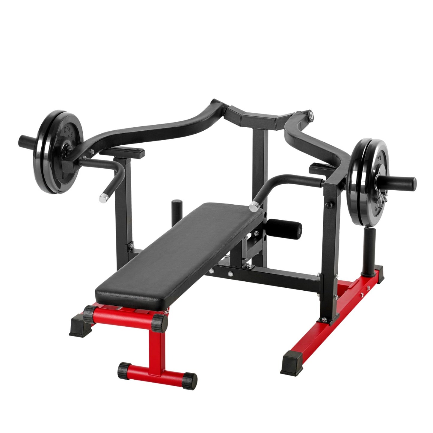 450lb Chest Press Machine & Adjustable Bench Press Set