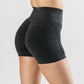 Women's Fashionable Side Jacquard Fitness Shorts