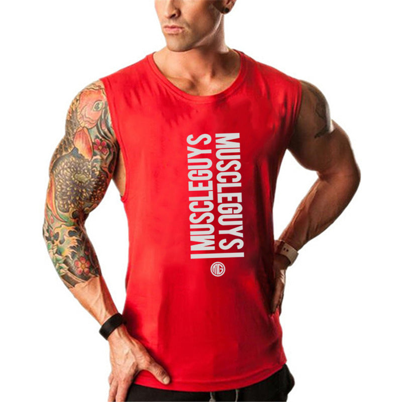 Men’s Essential Loose-Fit Cotton Gym Tank