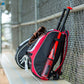 Baseball Bat Bag - Backpack for Baseball, T-Ball & Softball Equipment & Gear for Youth and Adults | Holds Bat, Helmet, Glove, & Shoes |Shoe Compartment & Fence Hook