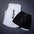 Speed men's athletic shorts and sleeveless vest workout clothes in black and white colors