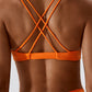 Yoga V-Neck Twisted Sleeveless Sports Bra