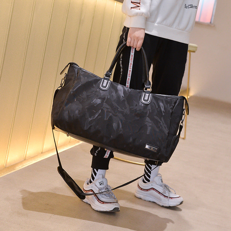 Elite Oxford Shoulder Gym Bag – With Dedicated Shoe Storage