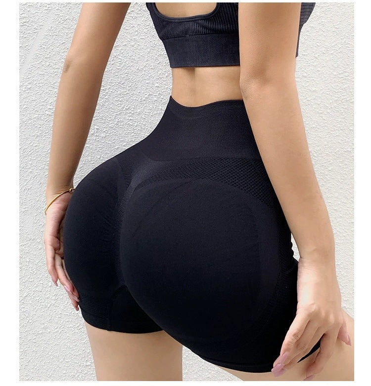Fitness Yoga Shorts Butt Lifting Seamless Leggings Women Gym