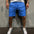 Men's Gym Sports Shorts in Blue- Lightweight Comfortable Training Fit | GearrUp