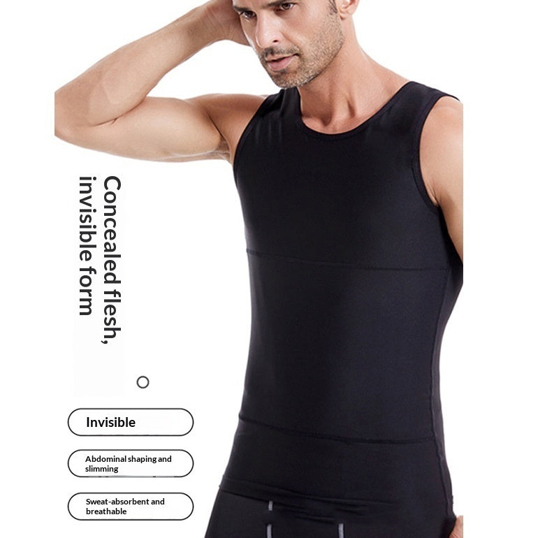 Mens Vest For Tummy Control And Body Shaping
