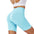 Prism Performance Yoga Shorts – High-Stretch Seamless Fit