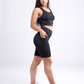 JupiterGear High-Waisted Workout Shorts with Pockets & Criss Cross Des