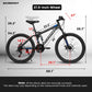 27.5" Adult Mountain Bike: Full Suspension & 21 Speeds