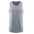 Men's breathable ice silk sports vest sleeveless workout t-shirt in black