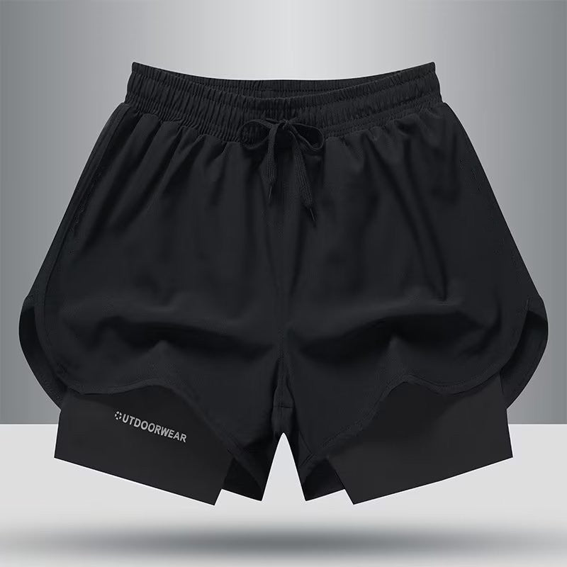 Men’s Elite "Ice Silk" 2-in-1 Training Shorts
